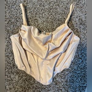 Corset crop-top (S)